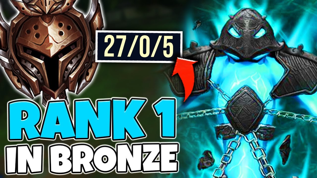 THIS IS WHAT HAPPENS WHEN THE #1 XERATH PLAYS IN BRONZE (LITERAL MASSACRE) - League of Legends