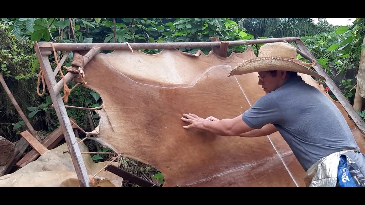 como prepara couro para laço e tralhas em geral parte 2