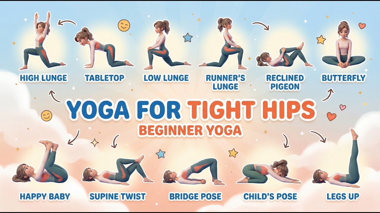 Yoga for Tight Hips | Hip Flexor Stretch Routine | Feel-Good Mobility