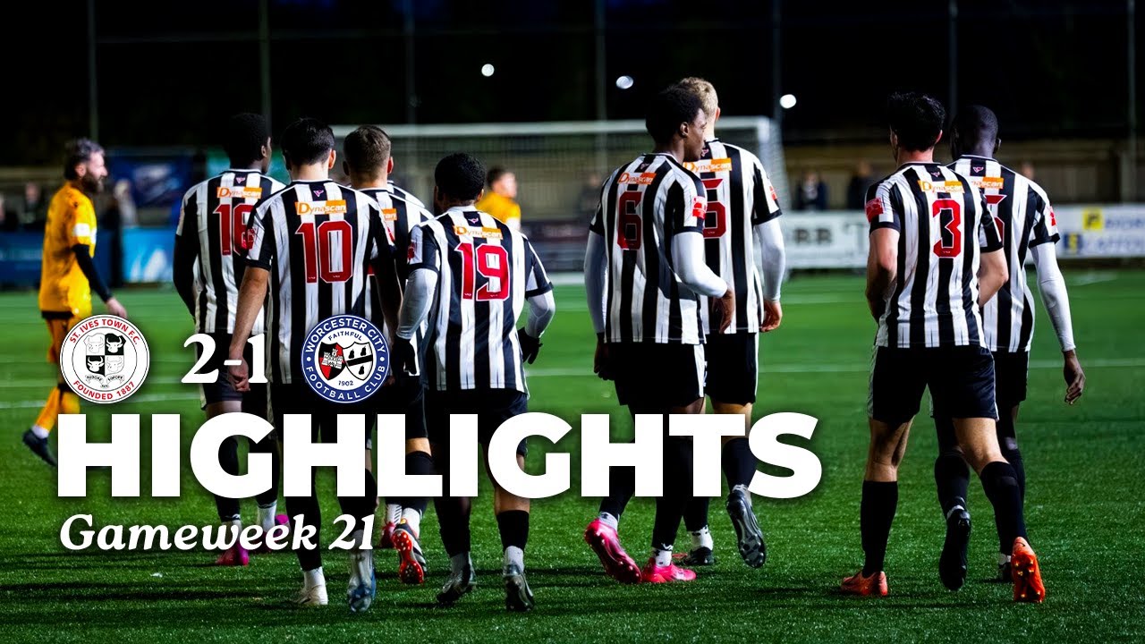 Ives back to winning ways against Worcester! 🤩 | St Ives Town 2-1 Worcester City | Match Highlights