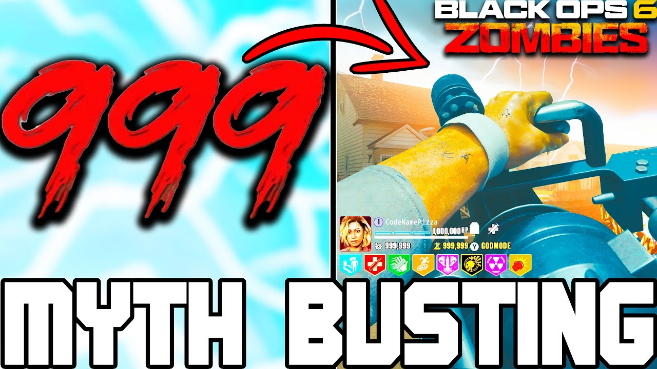 SECRET MINIGUN! (DeathMachine) [EASY ROUND 999!!] // BLACK OPS 6 ZOMBIES // MYTH BUSTING MONDAYS #4