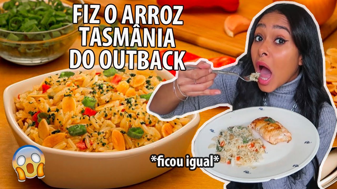 RECEITA: ARROZ TASMÂNIA DO OUTBACK EM CASA