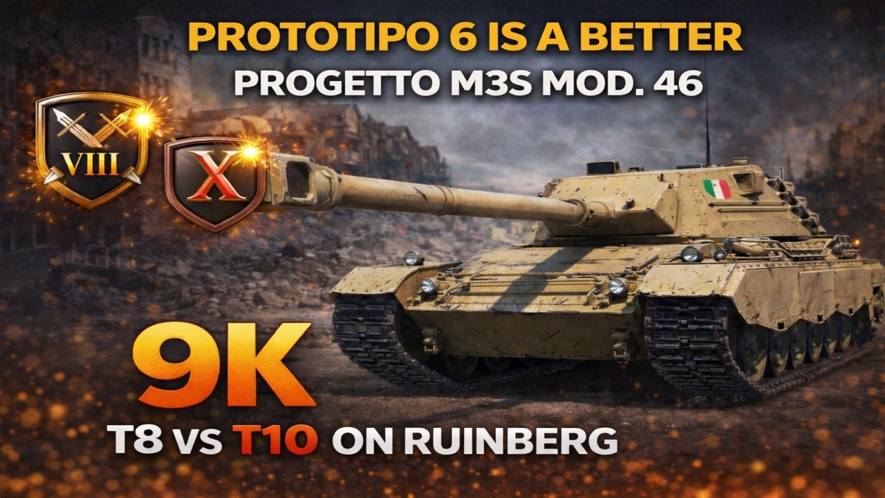 Prototipo 6 DOMINATES 🔥 9.5K Damage Carry | Tier 8 Medium Beast | World of Tanks