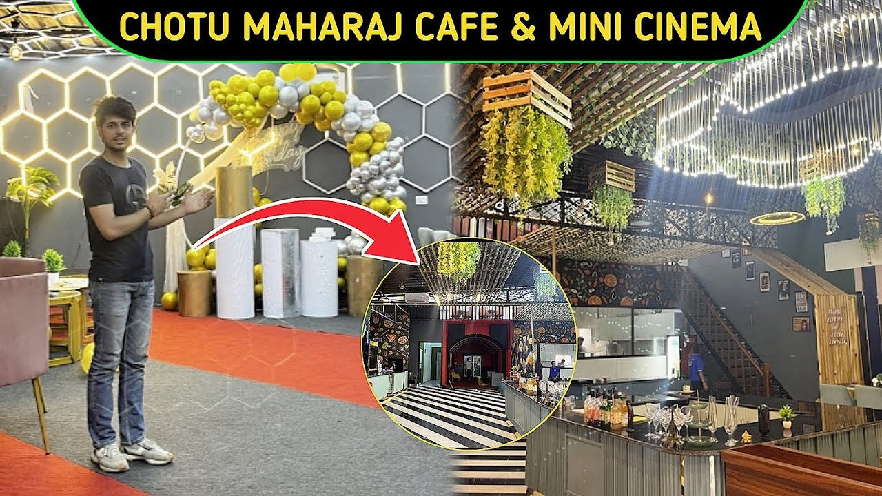 Chotu Maharaj First Time In Moradabad | Cafe Resto And Mini Cinema |