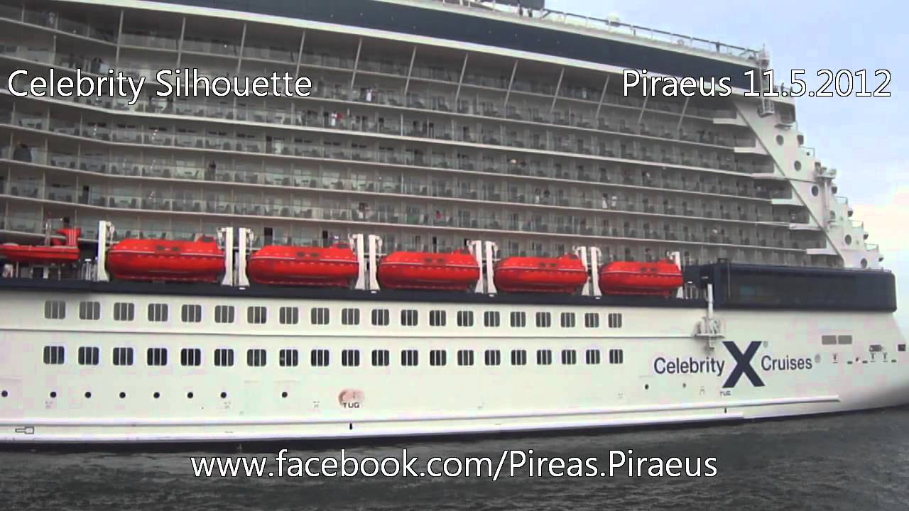 CELEBRITY SILHOUETTE departure from Piraeus Port