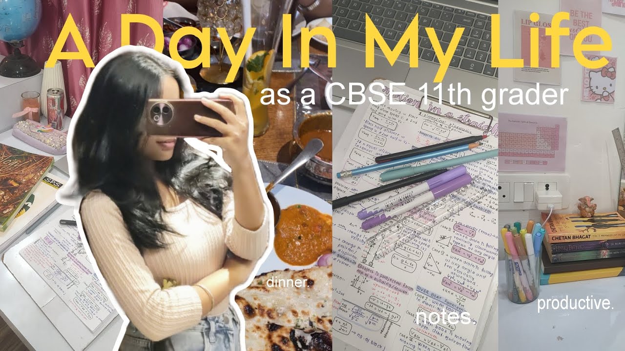 A DAY IN MY LIFE AS A CBSE 11TH GRADER!! Indian study vlog// family outing, studying, coffee etc.
