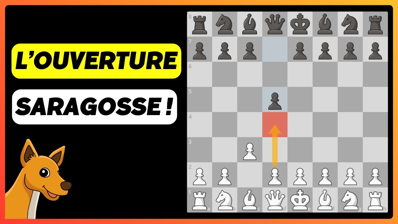 PROGRESSER aux Échecs avec l’OUVERTURE SARAGOSSE !♟️