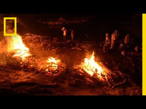 Cremation Fires Burn in Sacred City | The Ganges