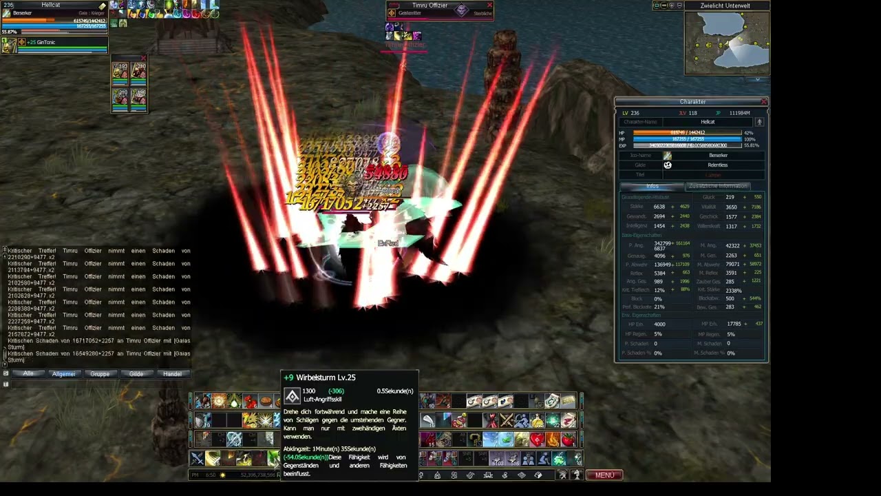 Rappelz private server Gambit - Lv236 BerZerker - Twilight human