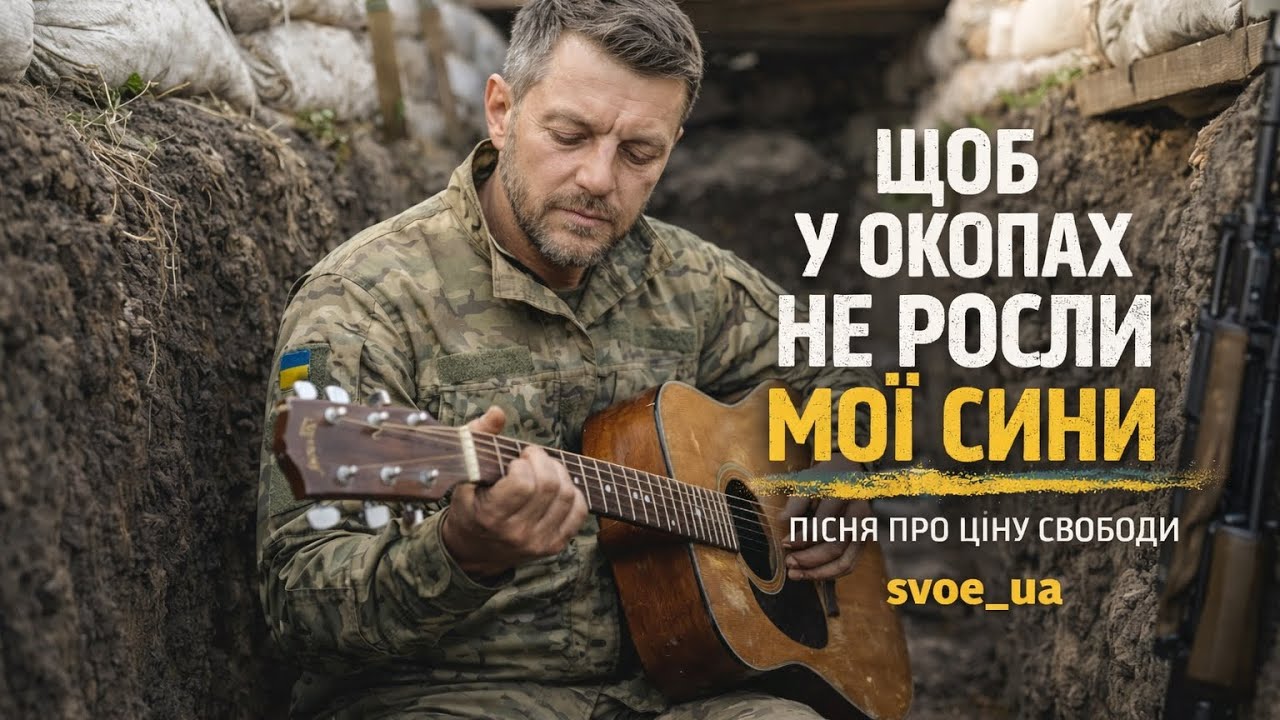 Щоб у окопах не росли мої сини 