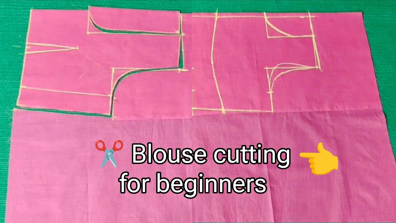 40 size blouse cutting,40 inch chest blouse tutorial for beginners,dailywear blouse cutting kannada 