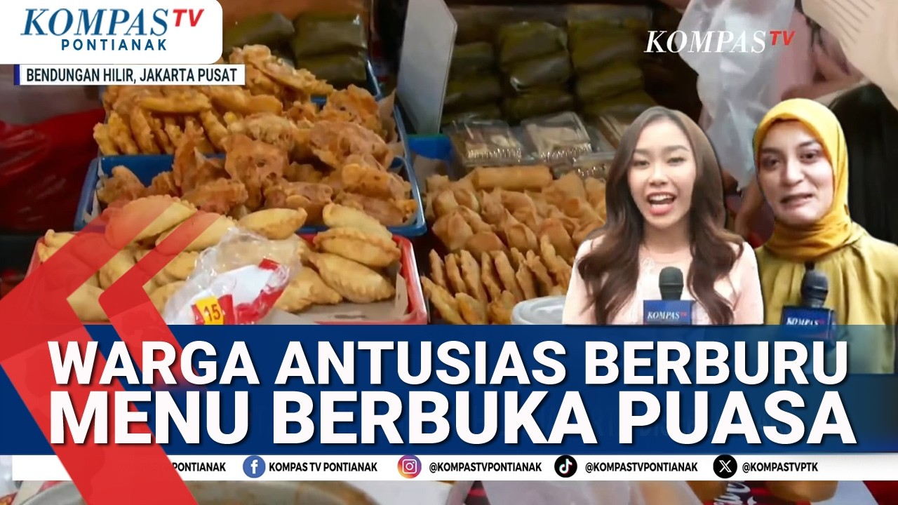 Pedagang Takjil Musiman di Diberbagai Daerah Ramai Diserbu Warga, Sejumlah Menu Favorit  Tersedia