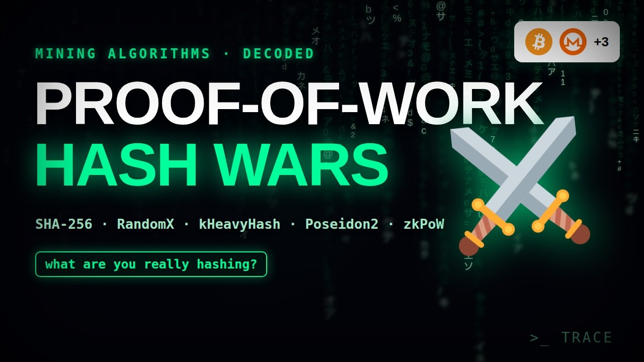 The Proof-of-Work Hash Wars: 5 Mining Algorithms, Decoded
