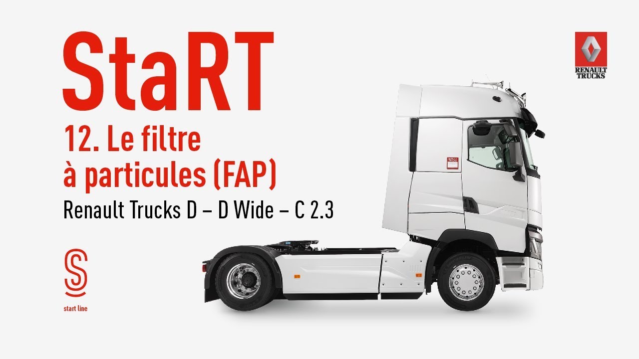 Le filtre à particules Renault Trucks D, D Wide et C 2.3