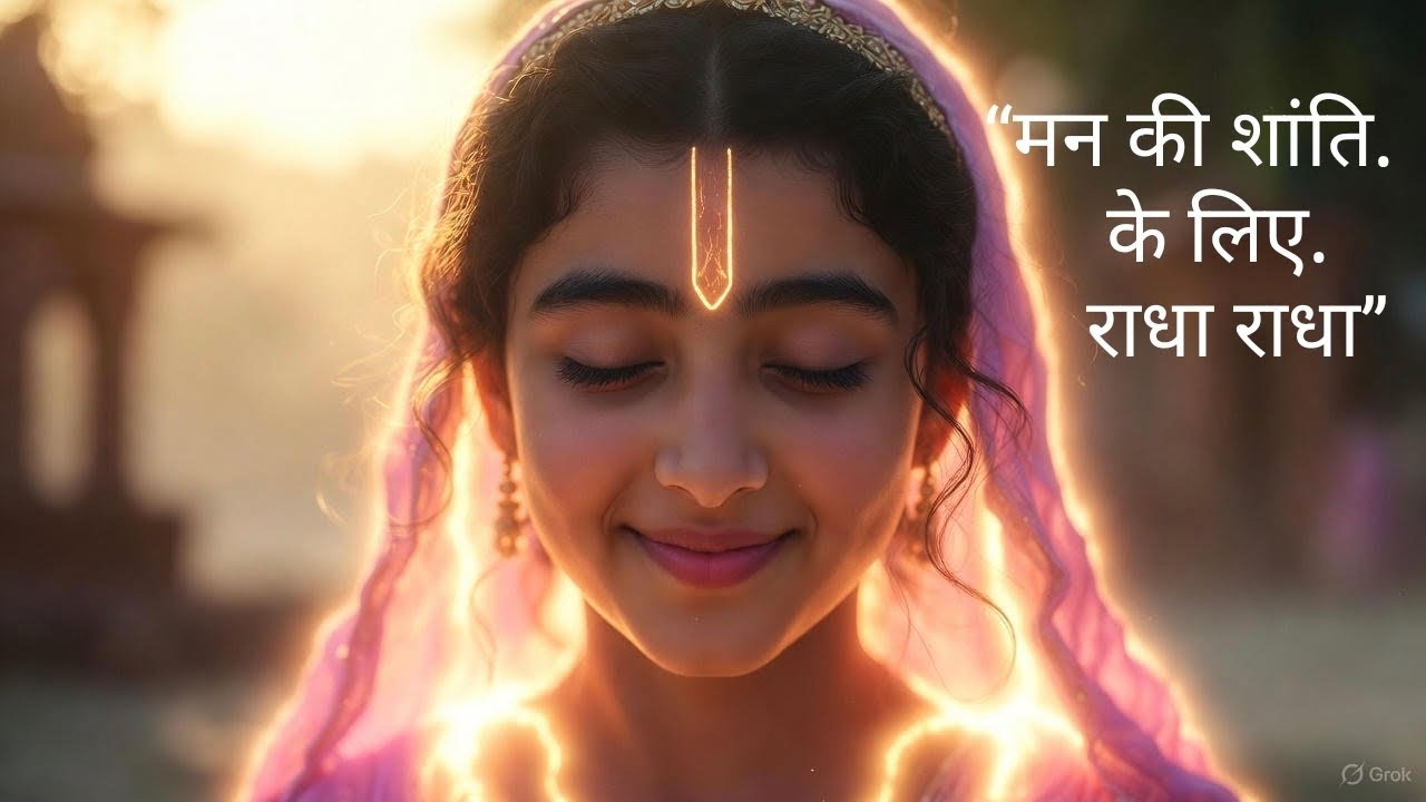 Beautiful Radha Radha Bhajan 2025 🌸 | New Radha Krishna Song | Morning Bhakti | Peaceful Devotion