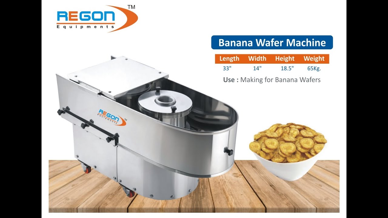 BANANA CHIPS MAKING MACHINE .....REGON EQUIPMENTS +91 98981 07378