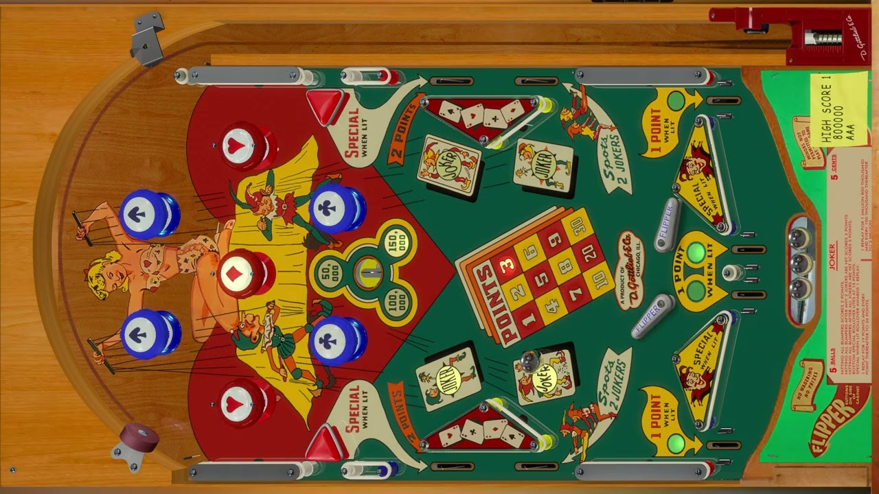 Joker (Gottlieb 1950) VPX