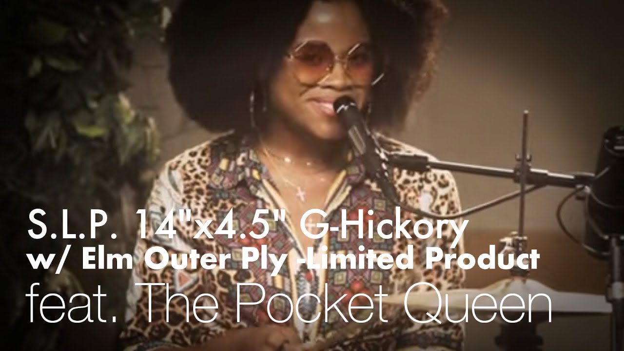 TAMA S.L.P. 14"x4.5" G-Hickory Snare Drum w/ Elm Outer Ply -Limited Product- feat. The Pocket Queen