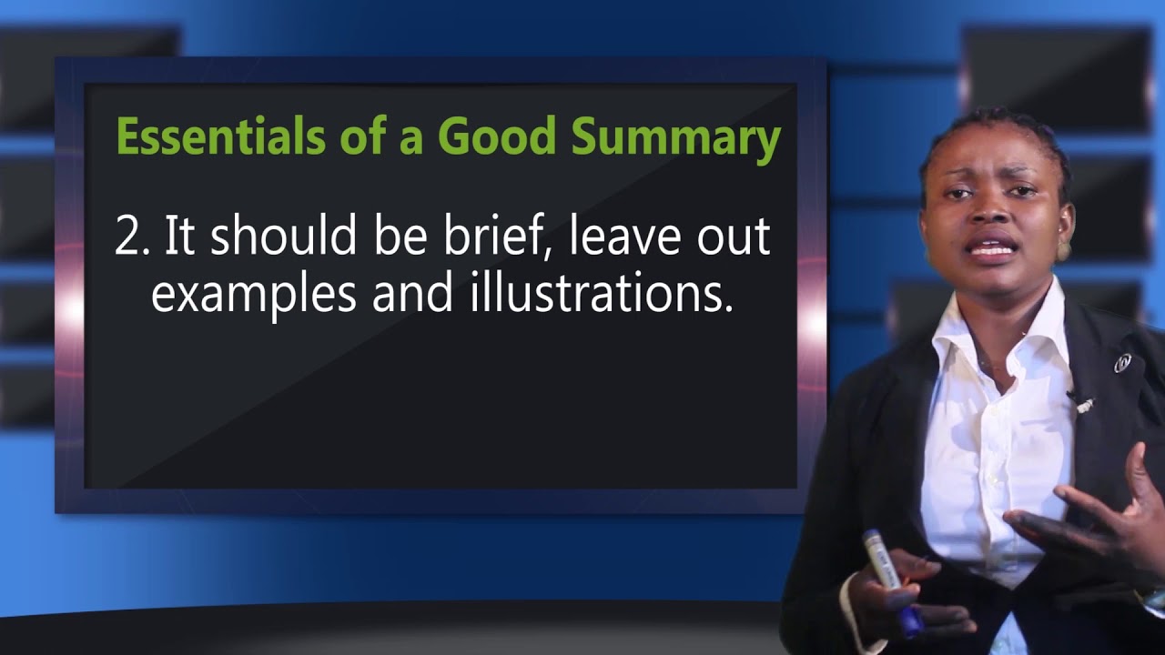 11  ENGLISH LANGUAGE (JSS 2) SUMMARY WRITING