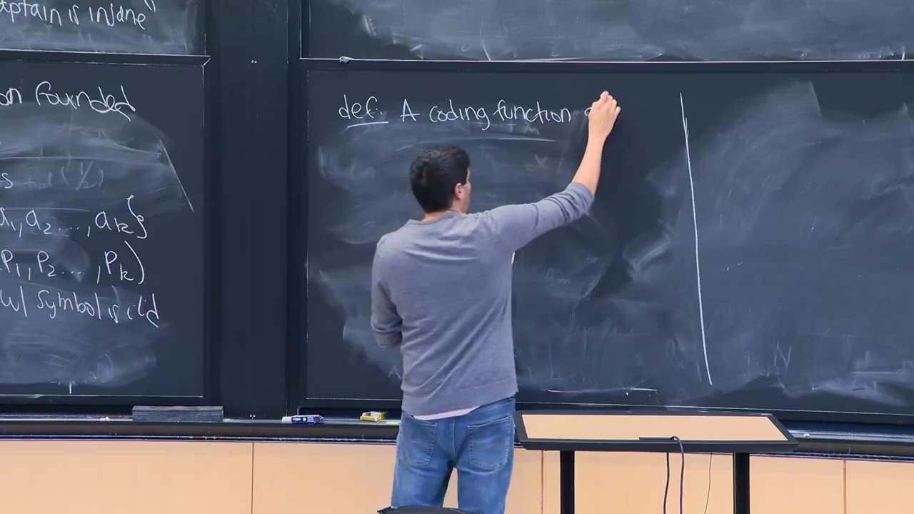 Lecture 16: Data Compression and Shannon&rsquo;s Noiseless Coding Theorem