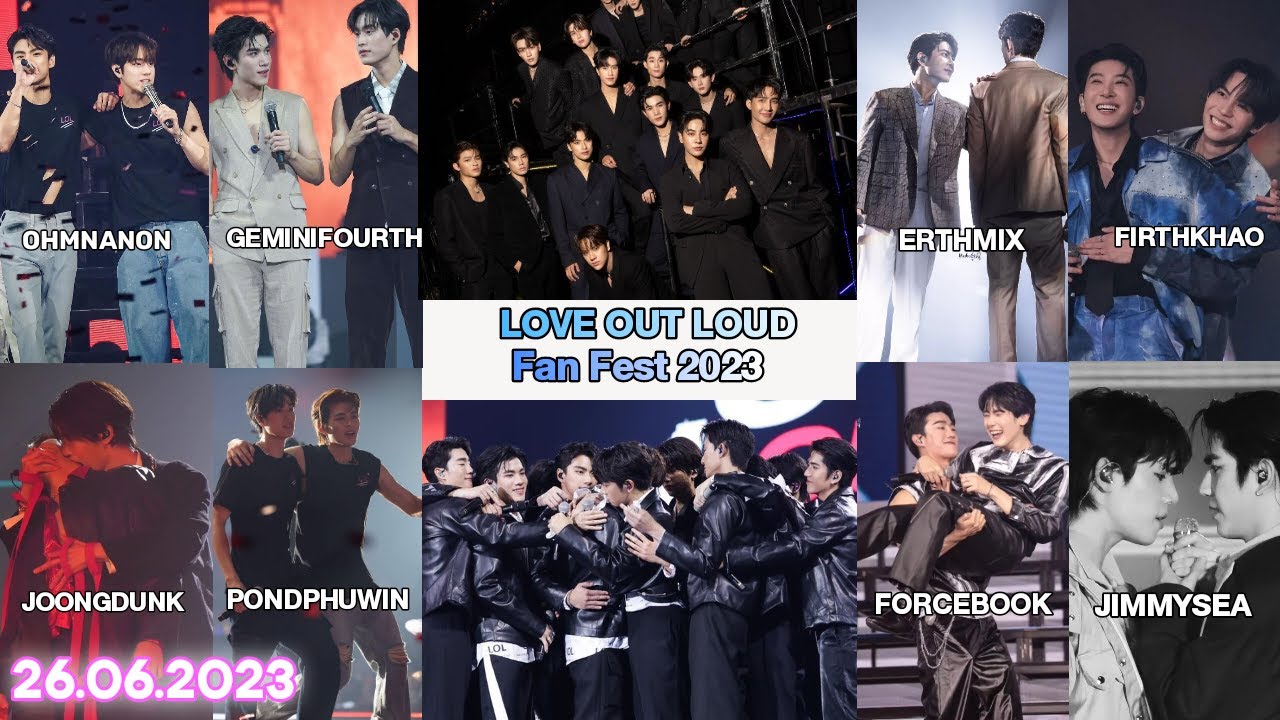 [TikTok] Love Out Loud fan fest 2023 #concert hội tụ 8 #couple của GMMTV #ohmnanon #geminifourth