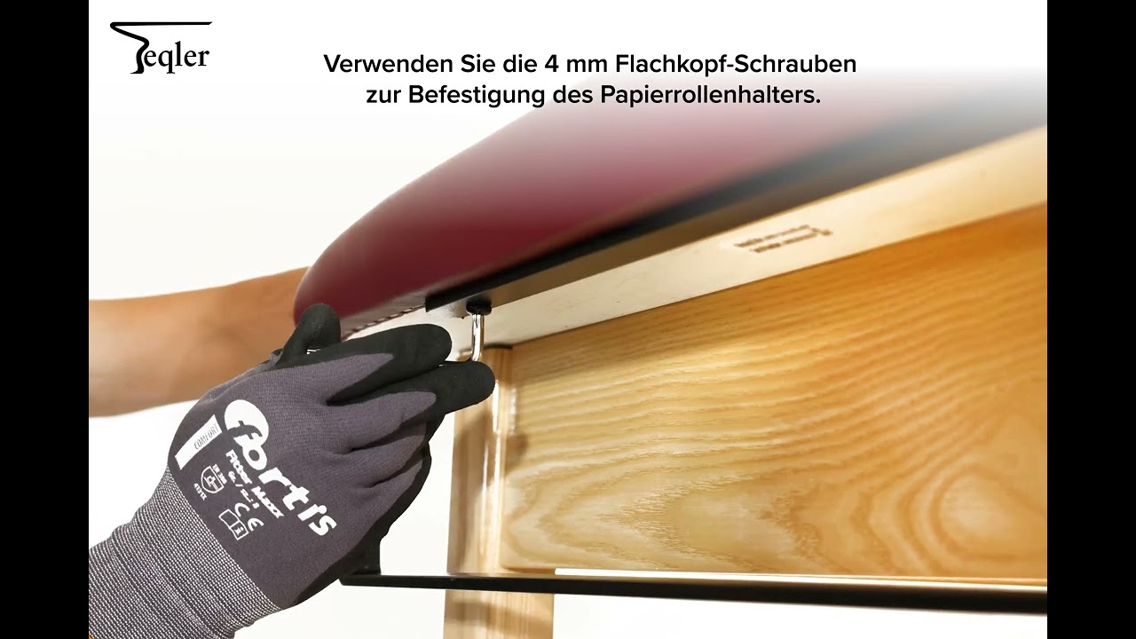 Aufbauanleitung Teqler Behandlungsliege mit verstellbarer R&uuml;ckenlehne (146711-146714)
