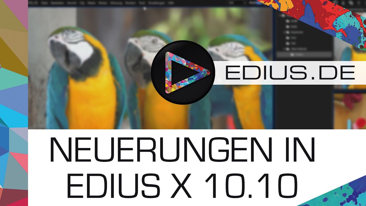 EDIUS.DE Podcast - Neuerungen in EDIUS X Version 10.10