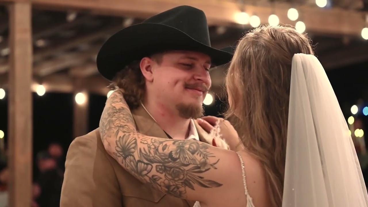 Cassandra + Taylor | Rustic Barn Wedding with Their Dogs | Country Alabama Wedding