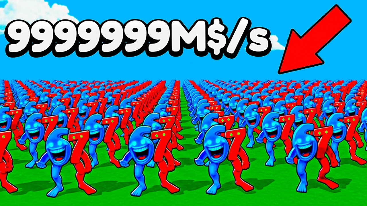 🔥CRIEI UM EXÉRCITO DE 67 NO CRAFT A BRAINROT!!