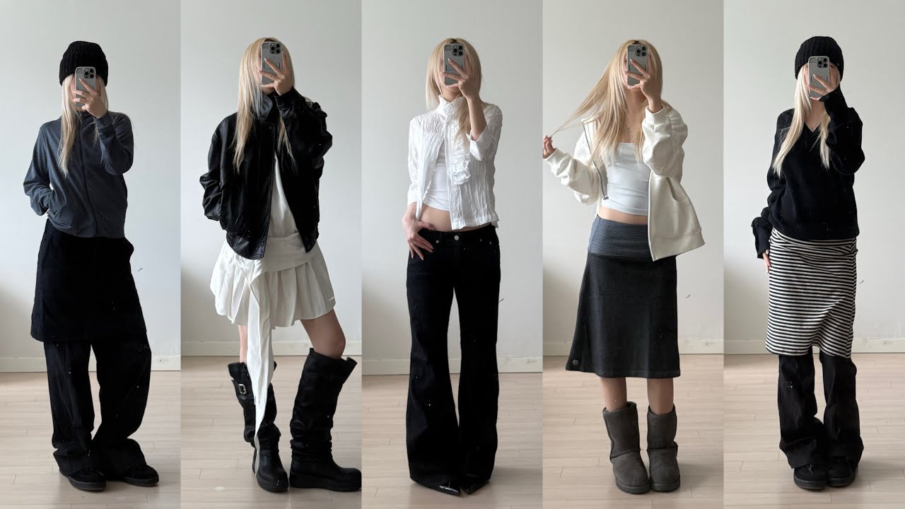 내돈내산.. 가을 패션하울 19 ITEMS 🦷🖤