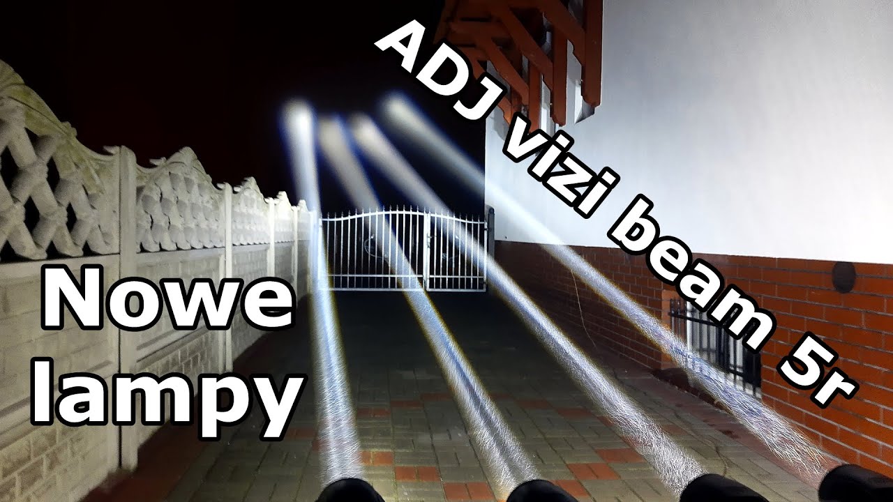 Praca Dj'a Odcinek #165 - ADJ Vizi Beam 5r - Nowe lampy i czyszczenie