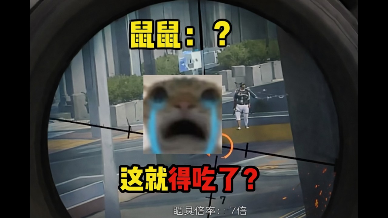 【三角洲行动】得吃的鼠！吃！ 鼠鼠跑刀得吃焚决！当鼠鼠用六甲在绝航创业，一枪不开得吃990W时
