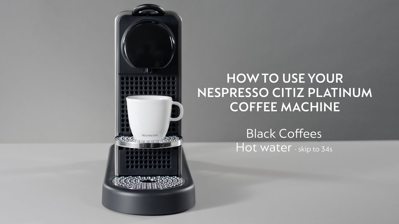 Nespresso - Preparing coffee with CitiZ Platinum