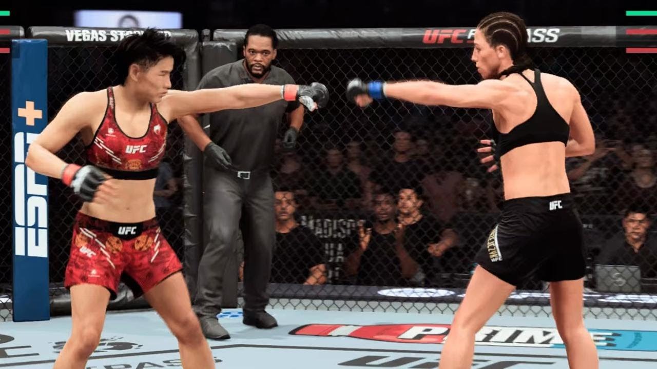 UFC 5 - Чжан Вэйли против Джоанны Енджейчик 3. Классический бой всех времен!!