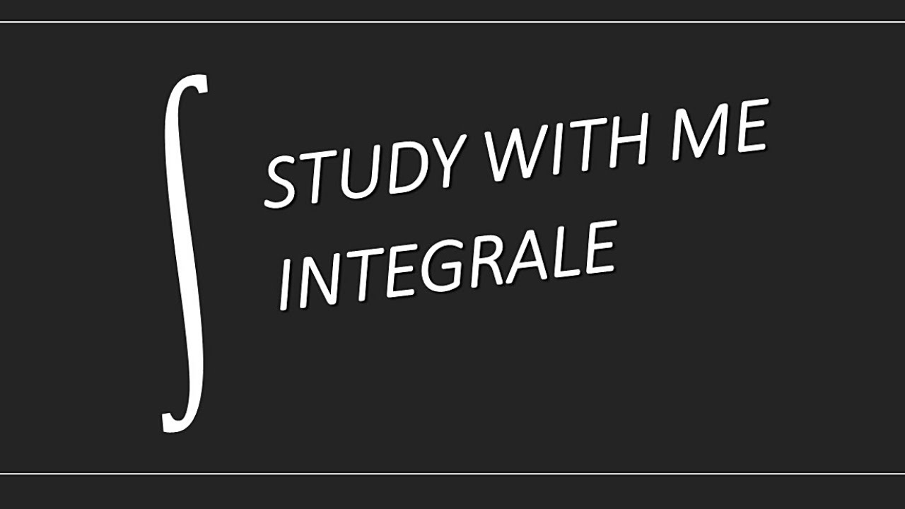 Unbestimmte und bestimmte Integrale lösen |  Aufgaben/ Übungen mit Rechenweg (StudyWithMe mit Musik)
