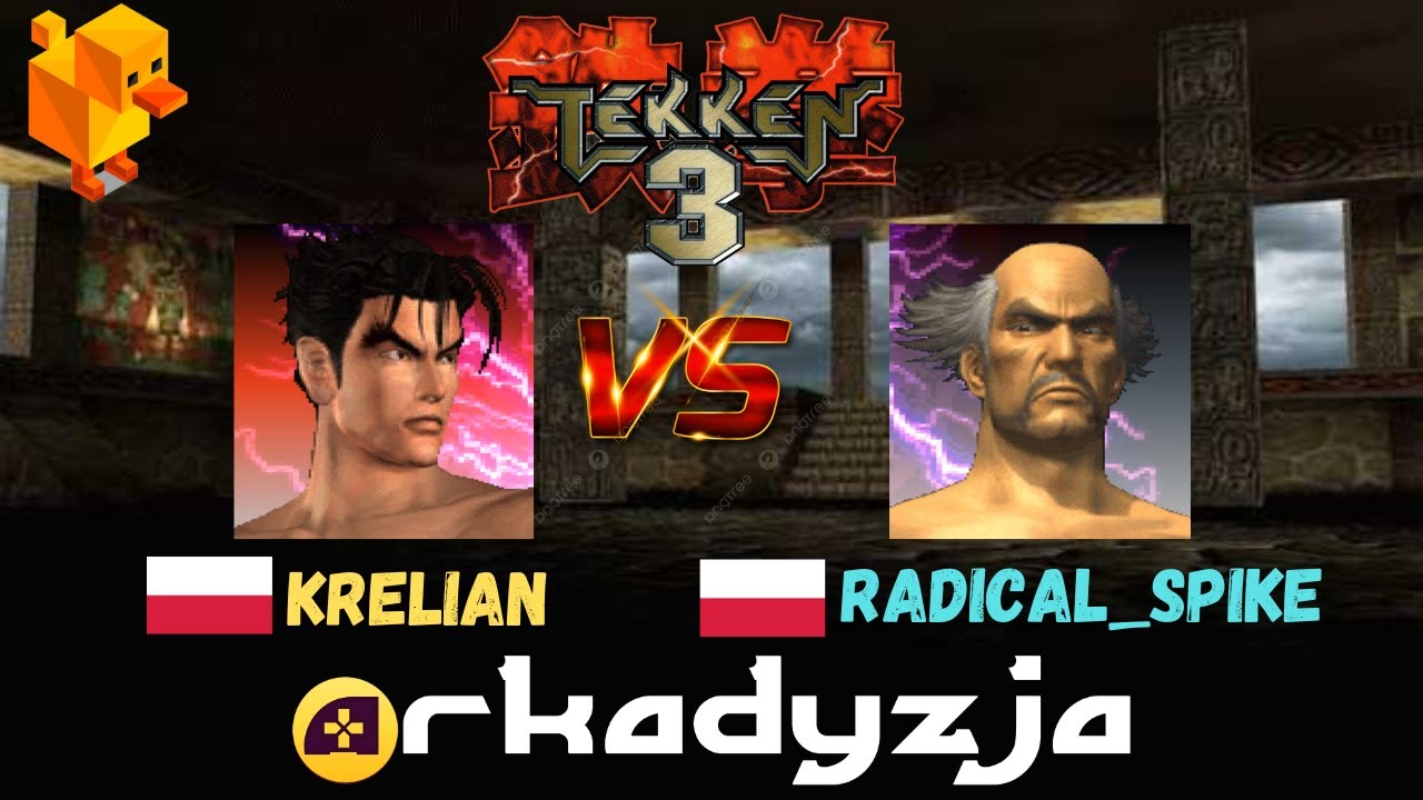 Онлайн-матчи Tekken 3 — Джин против Хейхати [FT10]