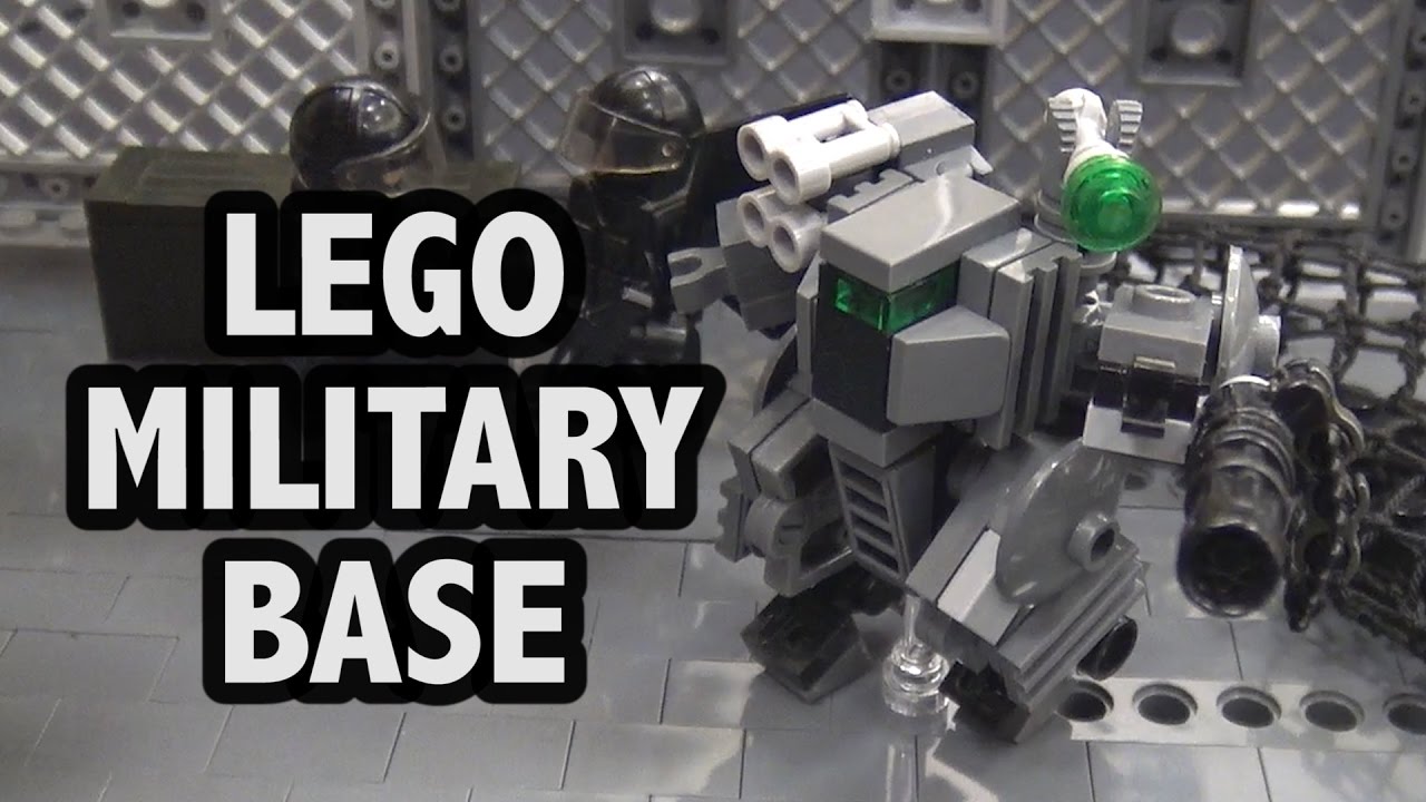 LEGO Futuristic Military Base Battle | World War Brick 2017