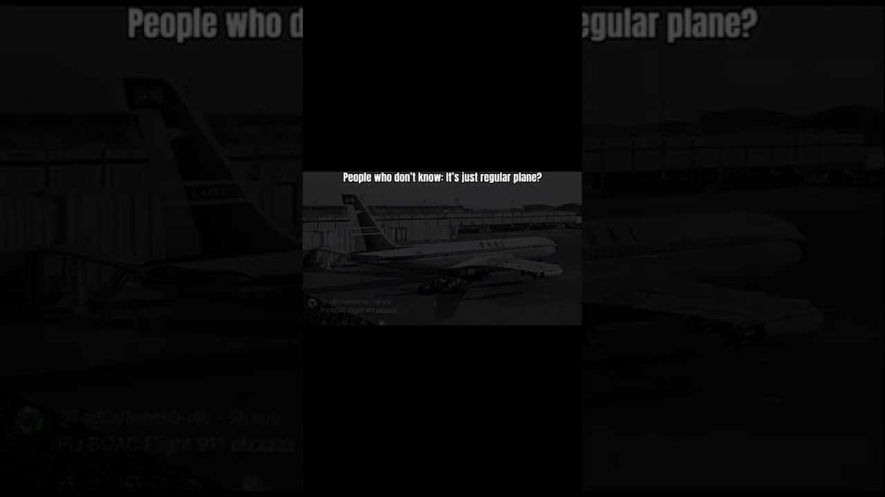 BOAC/ British Overseas Airways Corporation flight 911 ⁠@Brud and simon #airline #BOAC911 #1966