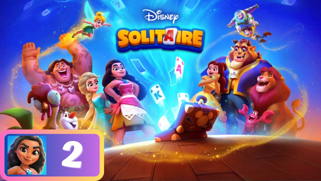 Disney Solitaire - Scene 2: The Little Mermaid - Gameplay