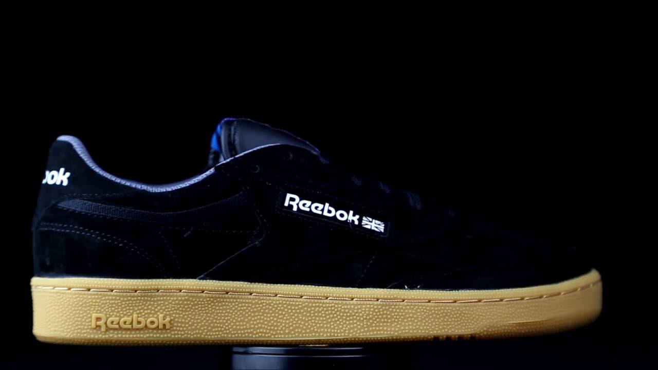 Reebok Club C 85 Indoor suede negro.
