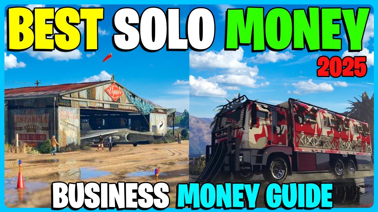 5 Best Ways To Make Money SOLO In GTA 5 Online 2025!