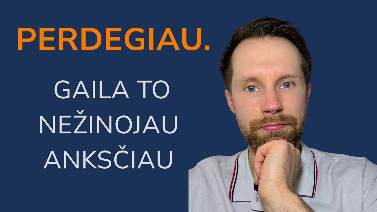 Perdegimas: 7 sprendimo būdai ir 3 įpročiai, kad tai niekada nenutiktų