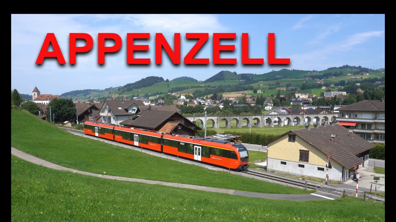 Swiss Trains in Appenzell - Appenzeller Bahnen