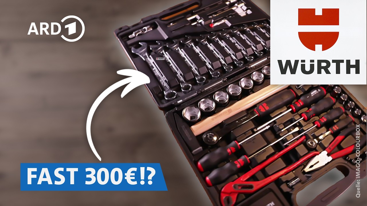 Werkzeugkoffer: Wir checken Modelle von Bosch, Würth, Parkside & Co. | SUPER.Markt rbb