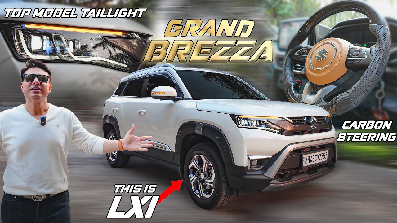 Grand Maruti Brezza 2025 Modification: LXI to ZXI WITH TOP MODEL HEADLIGHT | 📞7977493577