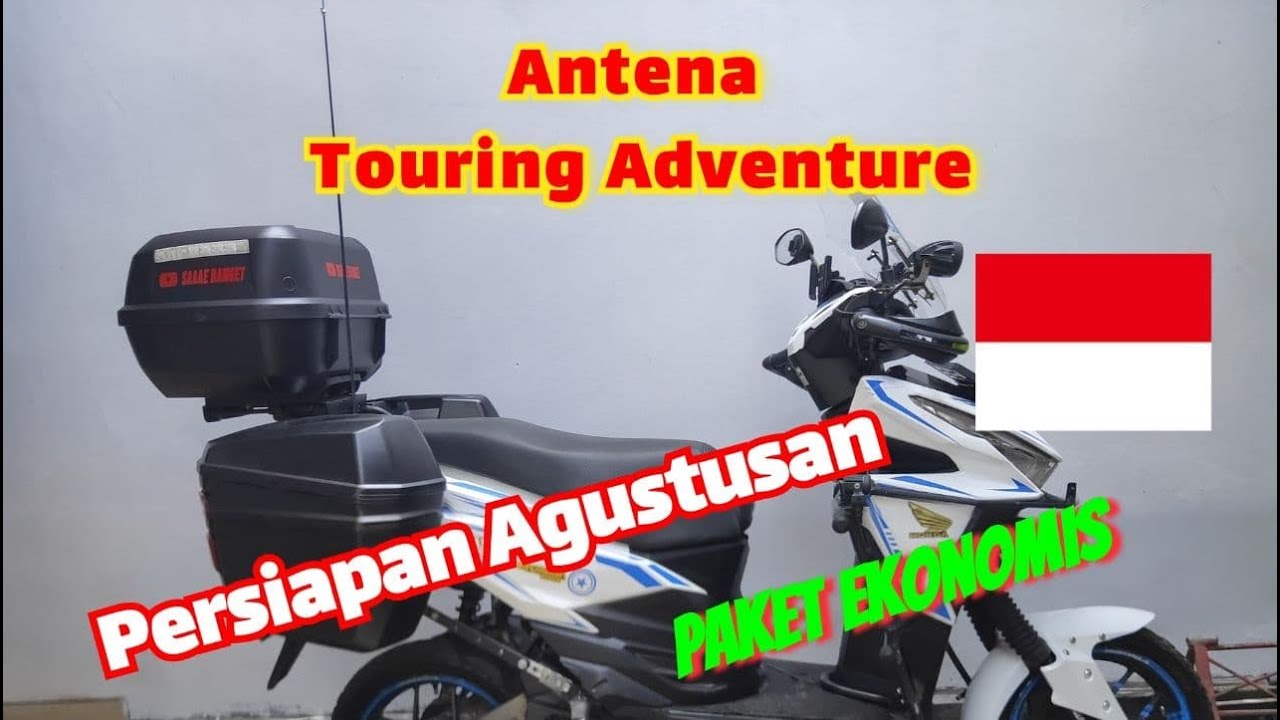 Proses Pemasangan Antena Motor Touring | MURAH BEKUALITAS 20K Saja !!! | Honda Vario 125 Adventure