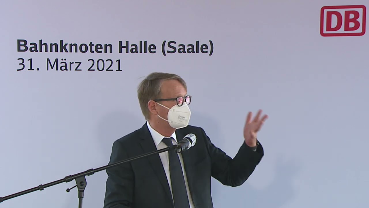 VDE 8: Mitschnitt Live-Übertragung Inbetriebnahme des Bahnknotens Halle (Saale) 31.03.2021