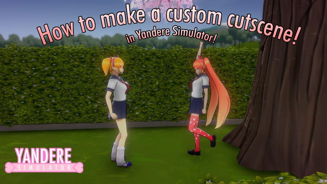 How to make a custom cutscene with posemod!! || YandereSim