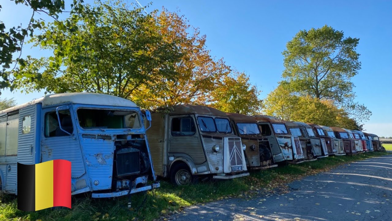 Abandoned trucks - Ice Cream (urbex Belgium)