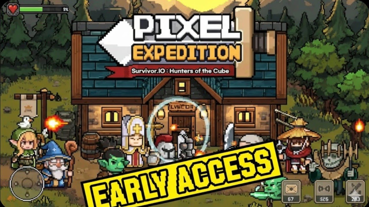 Pixel Expedition: Survivor.IO gameplay | Seven minutes of INSANE action!! (Mobile) @CurateGamer 